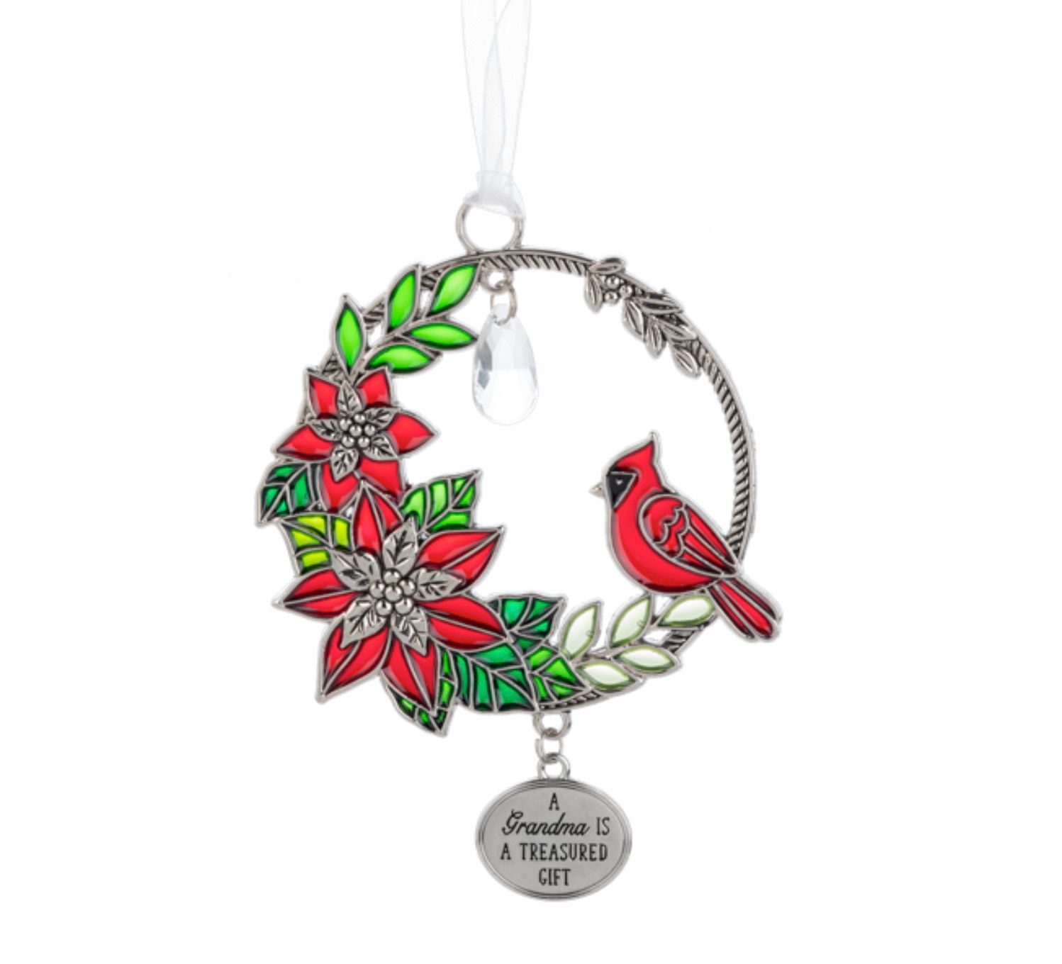 Stained Glass Christmas Ornaments, Style: A Grandma is a treasured gift