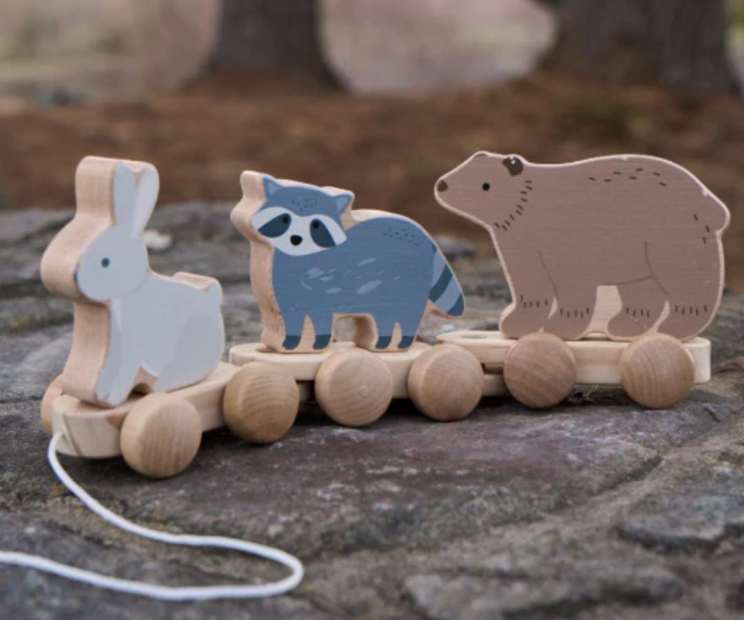 Woodland Animal Pull Toy