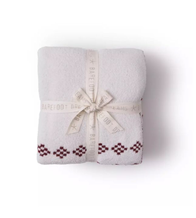 Mickey Mouse Fair Isle CozyChic® blanket 54"x72", soft cozy fabric, playful pattern, perfect for lounging or casual use
