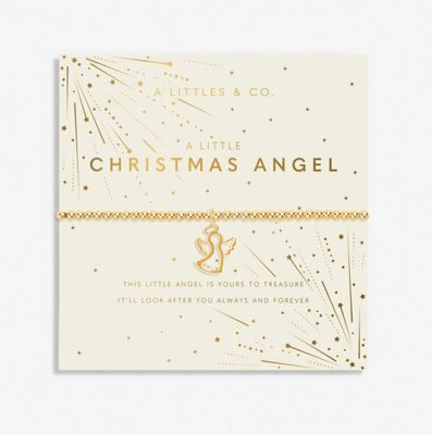 Gold Christmas Angel Bracelet