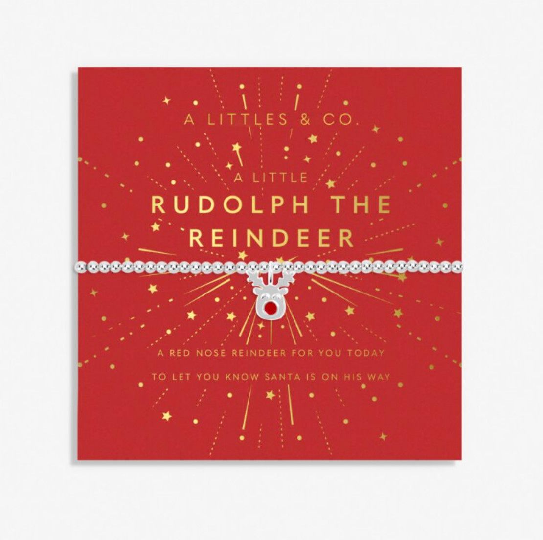 Rudolph The Reindeer Silver Bracelet