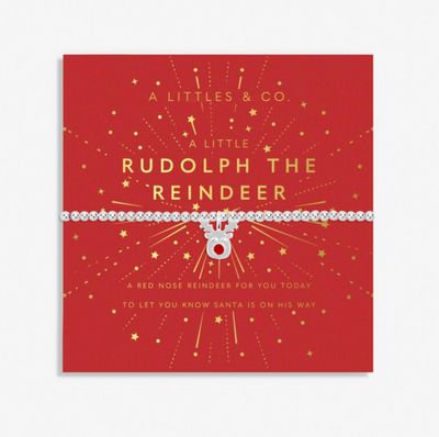 Rudolph The Reindeer Silver Bracelet