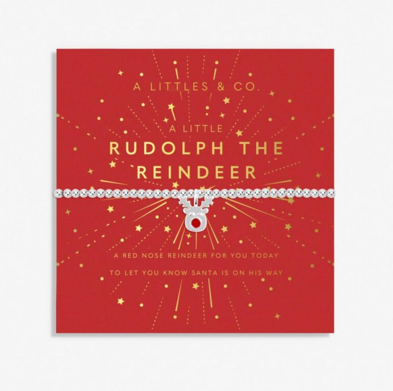 Rudolph The Reindeer Silver Bracelet