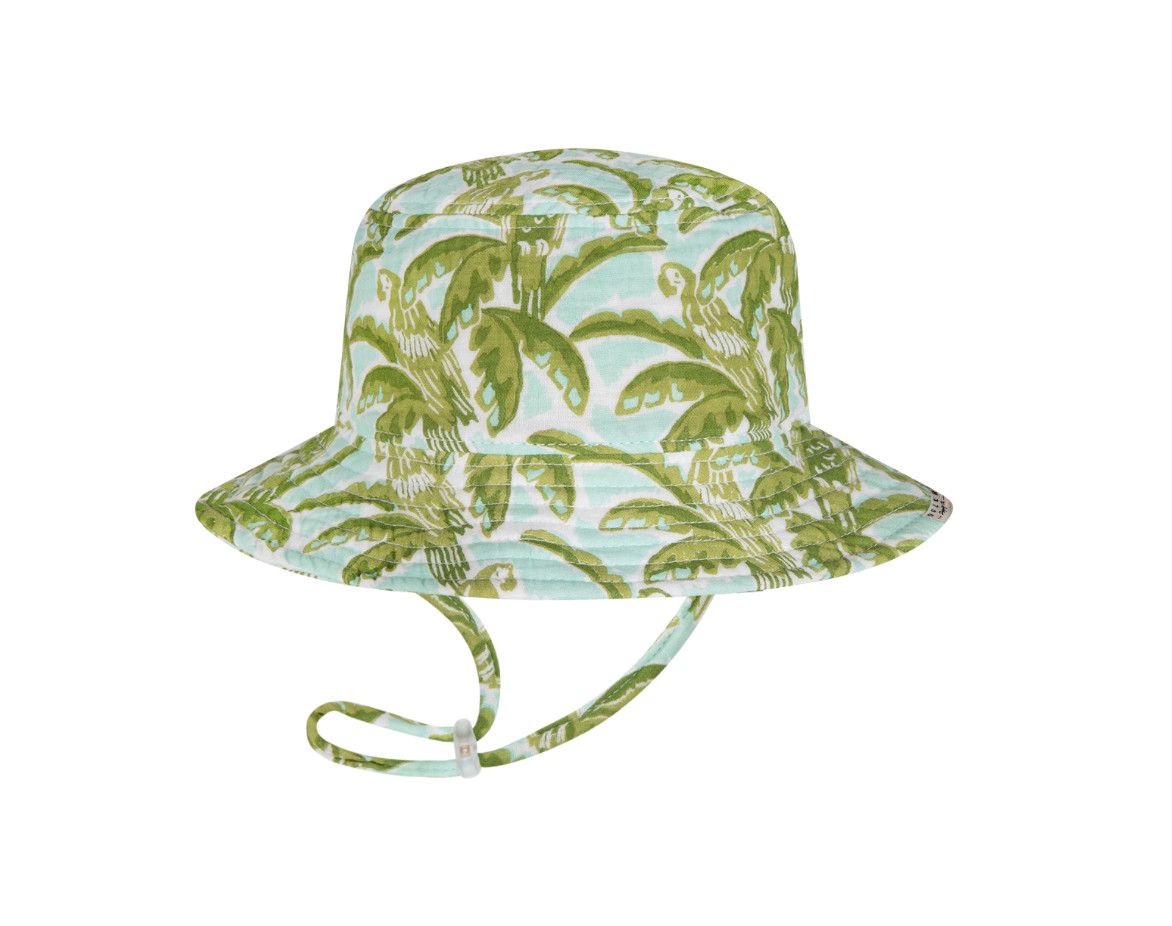 Tallebudgera Blue Bucket Hat, Size: Small 0-12m
