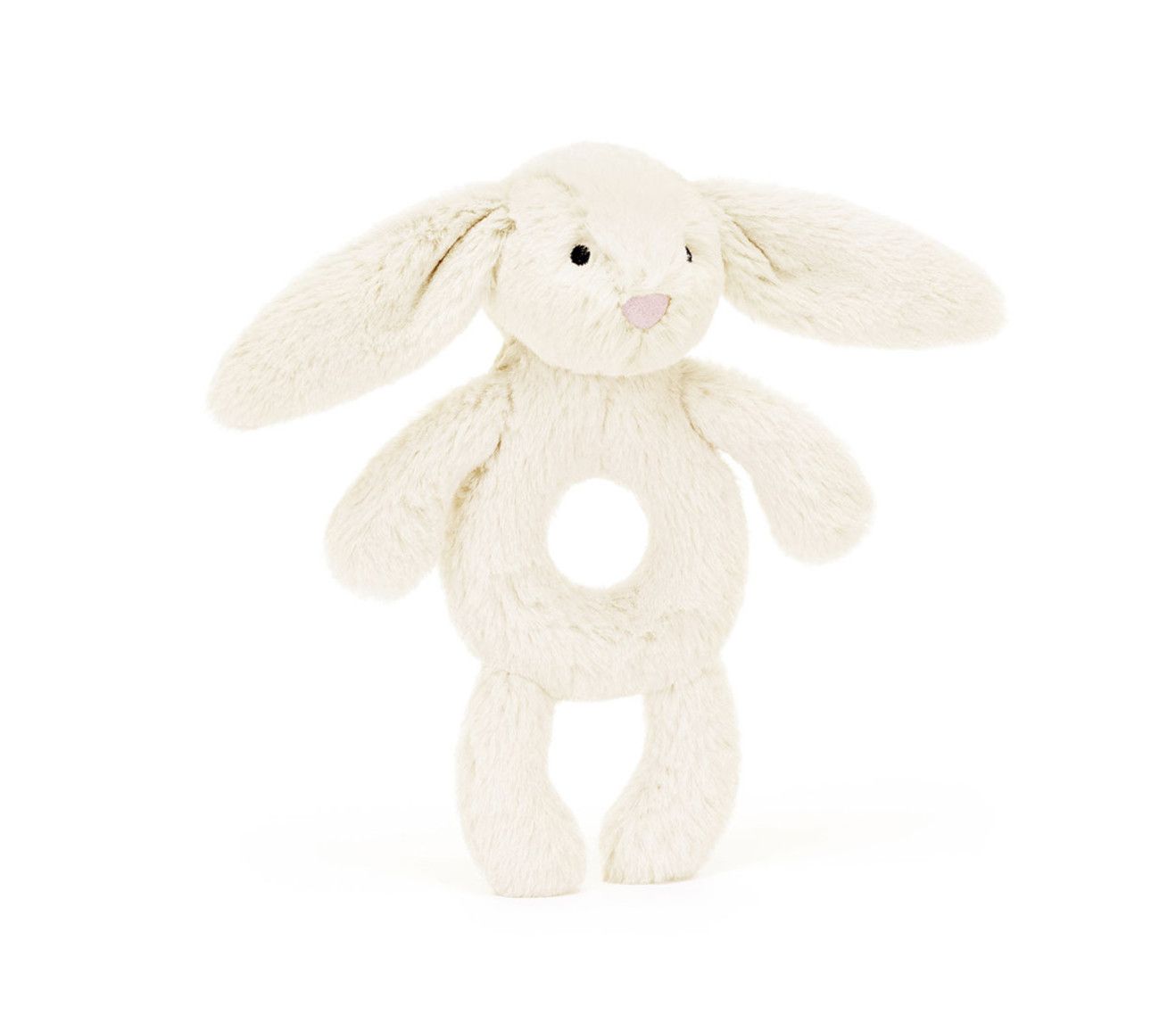 Jellycat Bashful Cream Ring Rattle available at our boutique in Poughkeepsie, NY