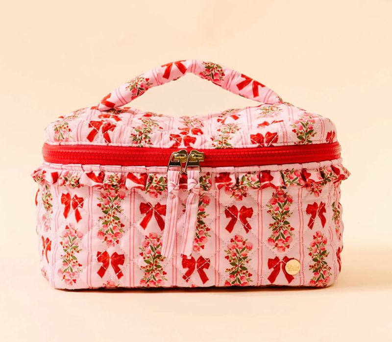 Oh So Merry Glam &amp; Go Quilted Cosmetic Bag