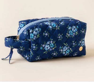 Endless Daydream Navy Essentials Quilted Cosmetic Pouch