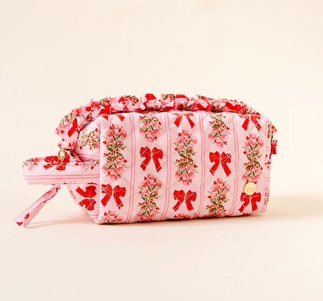 Oh So Merry Essentials Quilted Cosmetic Pouch