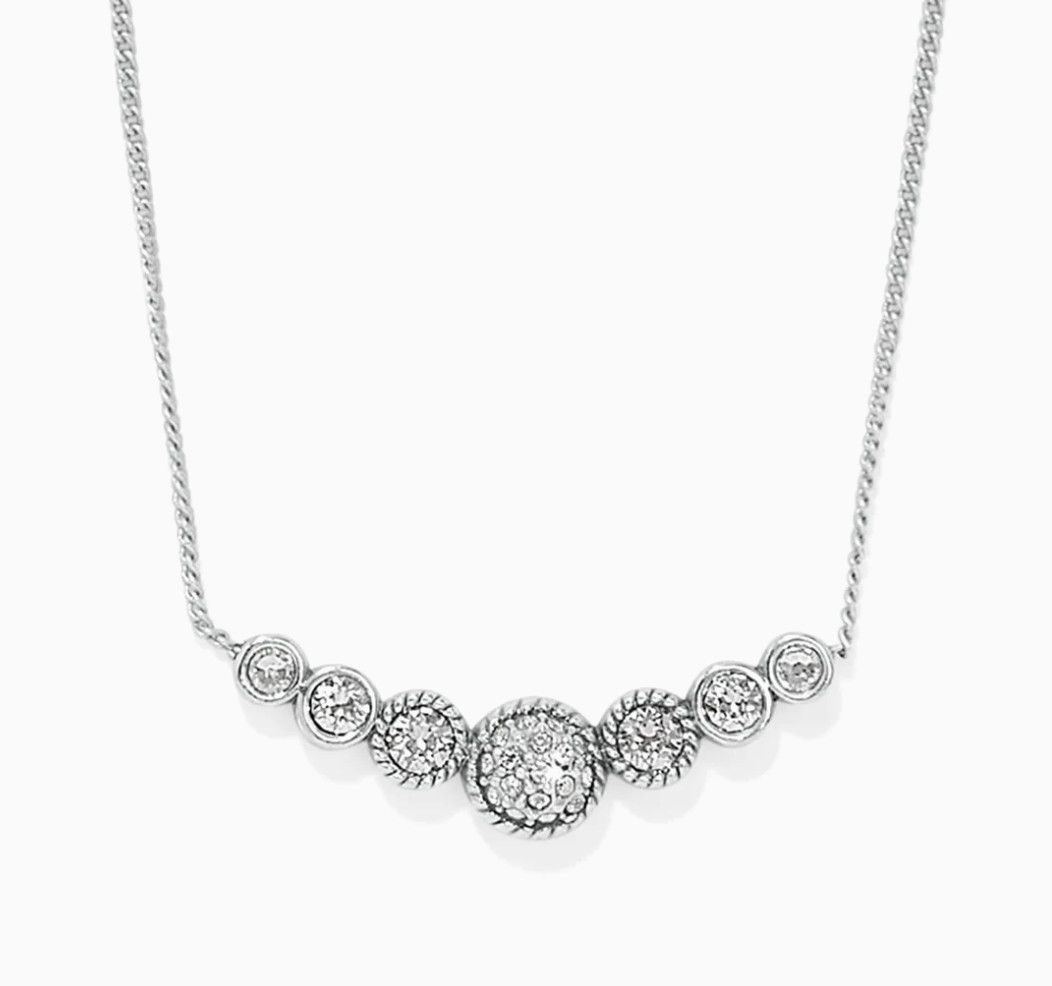Silver Illumina Celeste Bar Necklace