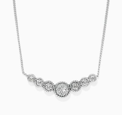 Silver Illumina Celeste Bar Necklace