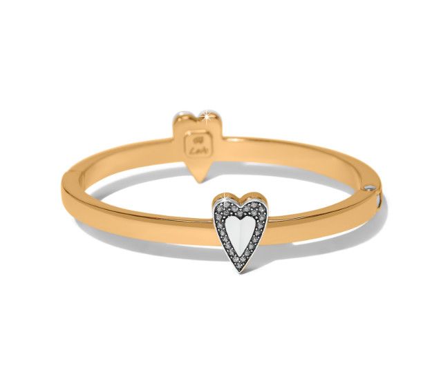 Love Messages Be Bold Hinged Bangle