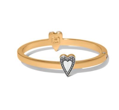 Love Messages Be Bold Hinged Bangle