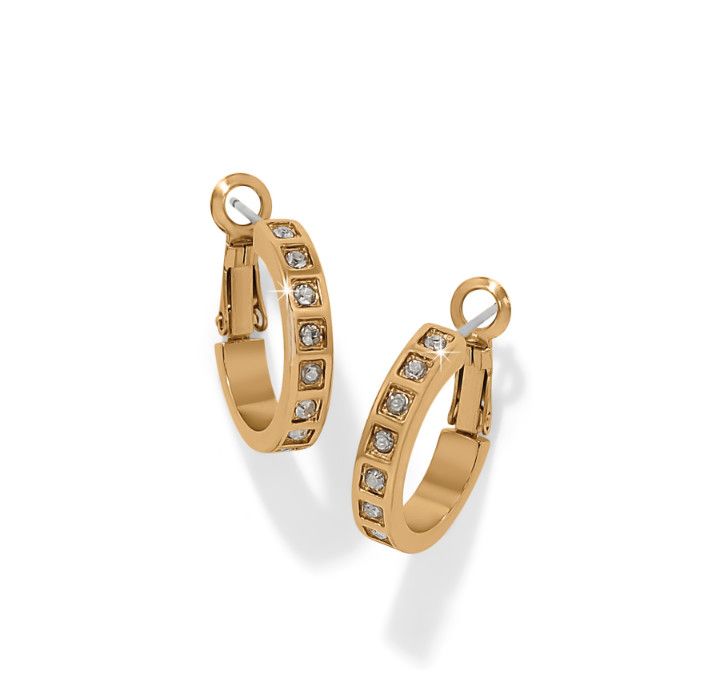 Gold Love Knows Hoop Earrings