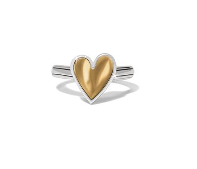 Cascade Heart Ring