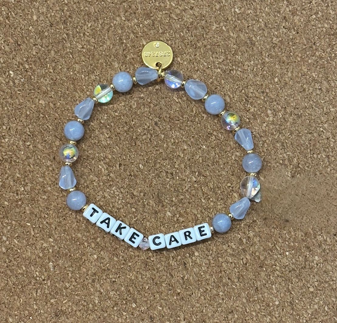 Take Care Blue Bracelet