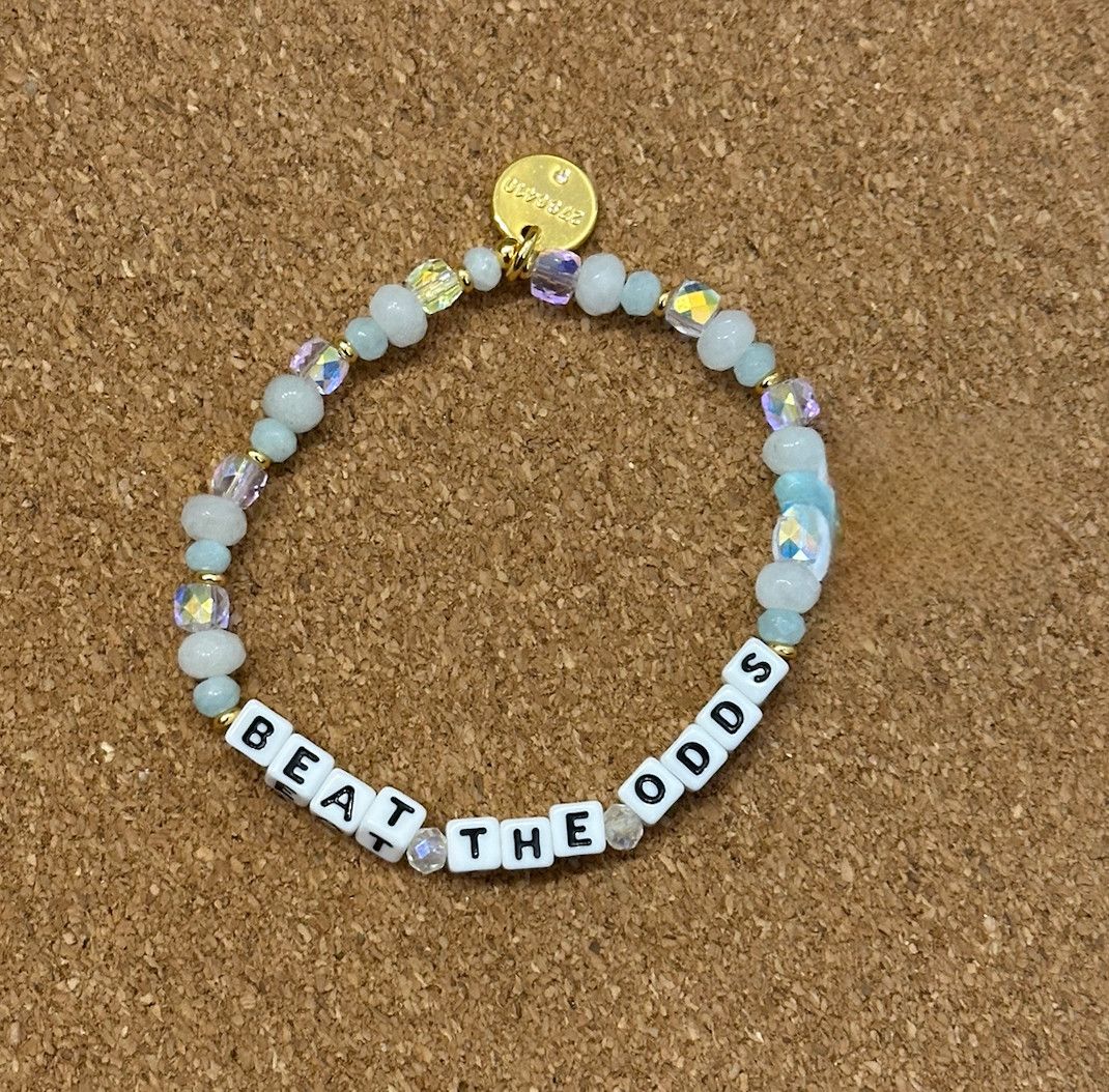 Beat The Odds Blue Bracelet