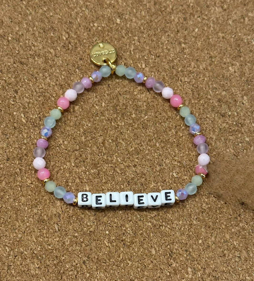 Believe Pink Bracelet