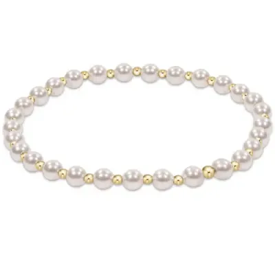 Classic Grateful Pattern Pearl Bracelet