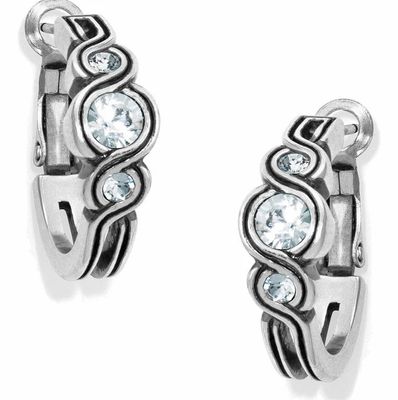 Infinity Sparkle Hoop Earrings