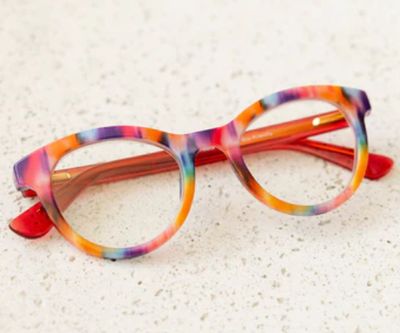 Peepers Tribeca Tortoise Ikat Red