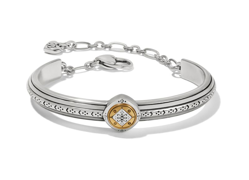 Mosaic Two Tone Bar Bracelet