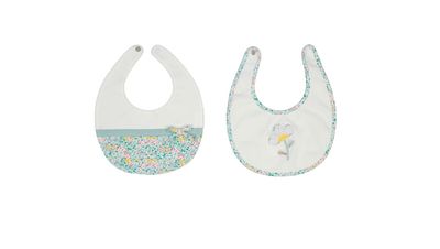 Jade Flower Bibs
