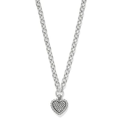 Pretty Tough Weave Heart Necklace