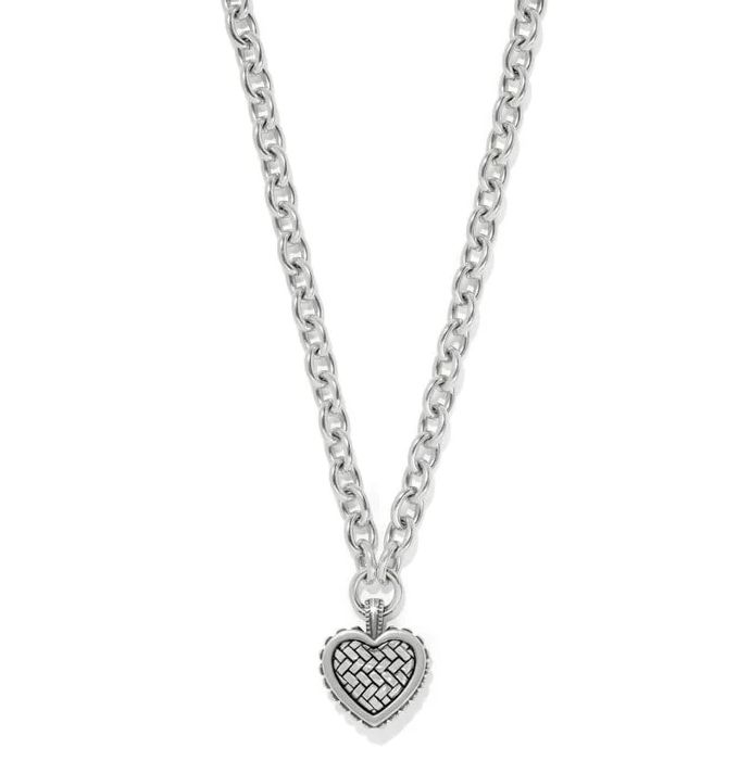 Pretty Tough Weave Heart Necklace