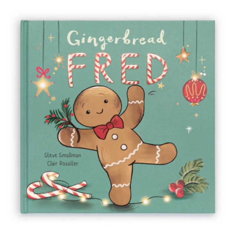 Jellycat Gingerbread Fred Jellycat Gingerbread Fred book available at our boutique in Poughkeepsie, NY