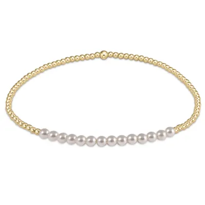 Classic Gold Bliss Pearl Bracelet