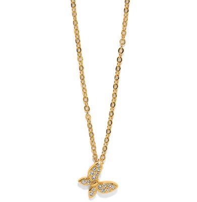 Gold Enchanting Butterfly Necklace