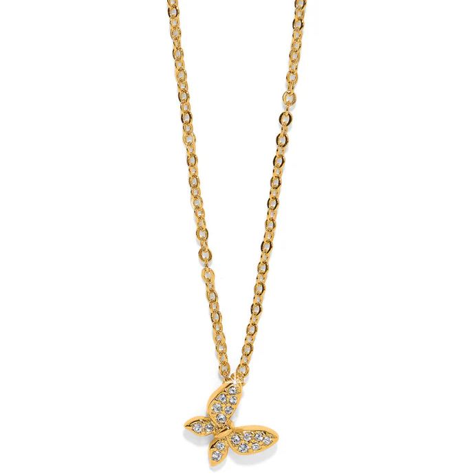 Gold Enchanting Butterfly Necklace