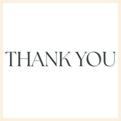 Thank You