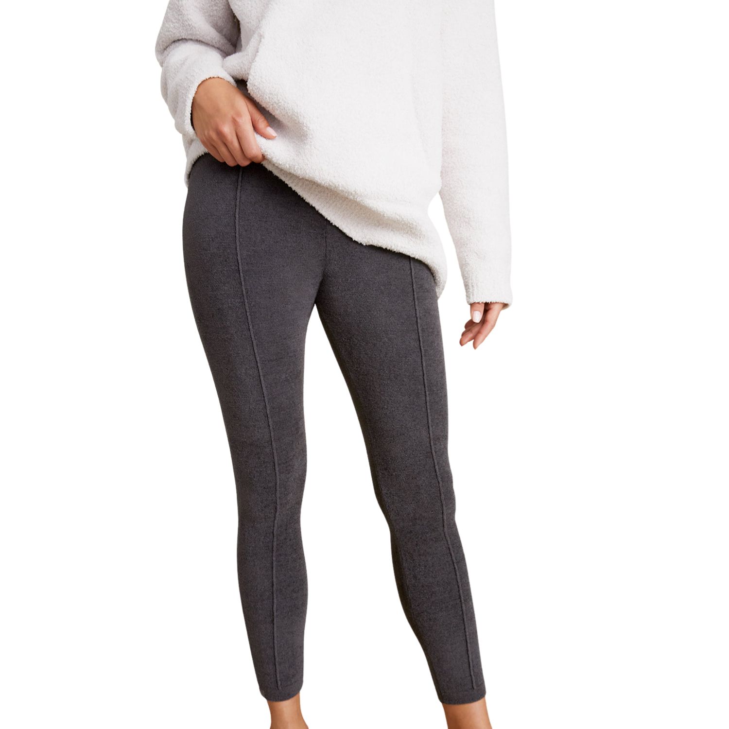 CozyChic Ultra Lite® Seamed Legging | Carbon, Size: Large