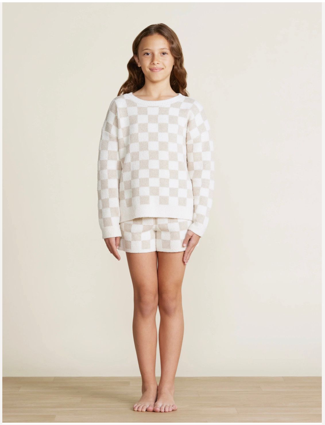 Cozychic Cottnon Checkered Pullover, Size: Medium