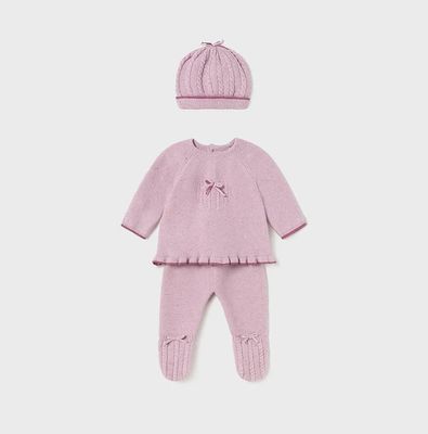 Violet Knit Outfit &amp; Hat