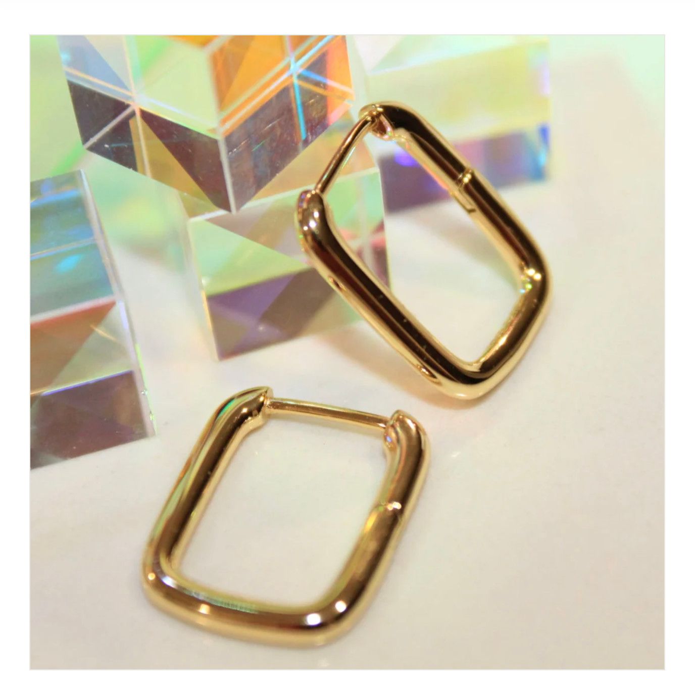 CL Bubble Hoop, Color: Gold