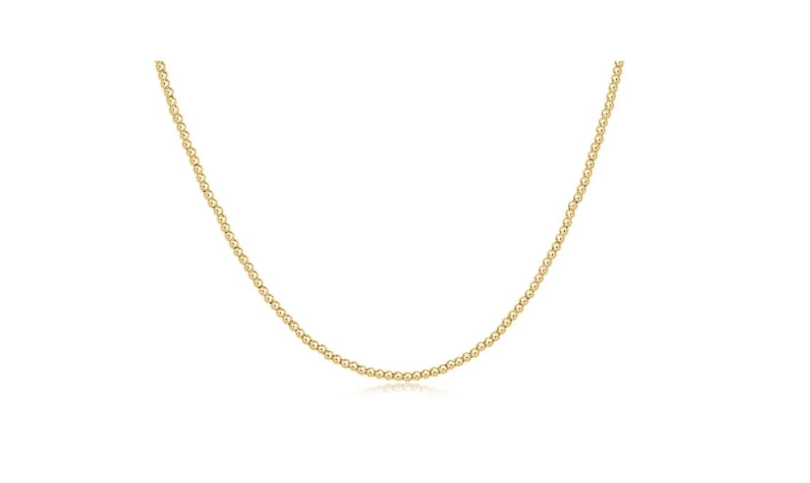 Enewotn Classic Gold Bead Choker