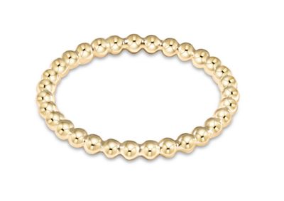 Classic Gold 2mm Bead Ring