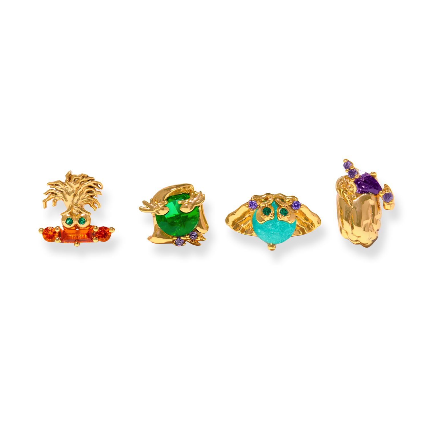 Pixar Inside Out 2 New Feelings Stud Set, Color: Gold