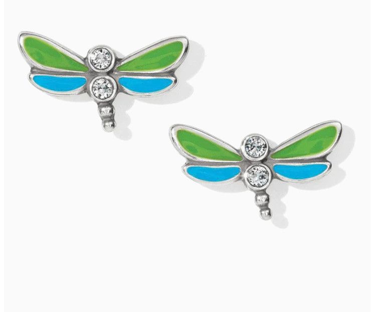 Brighton Firefly Mini Post Earrings with colorful crystals, petite sparkling studs perfect for everyday wear or gifting.
