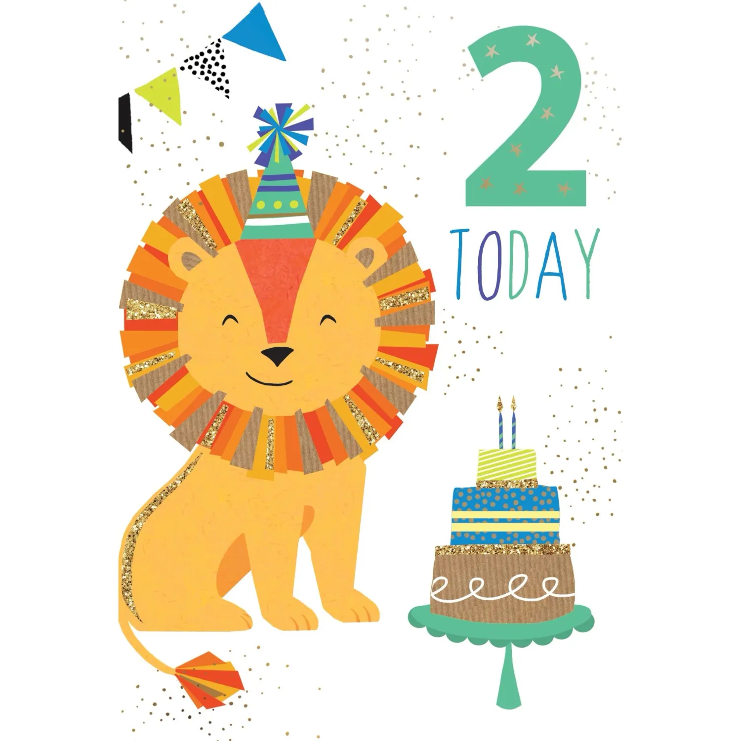 2 Today Lion Birthday Card