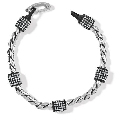 Meridian Bracelet Black-Silver