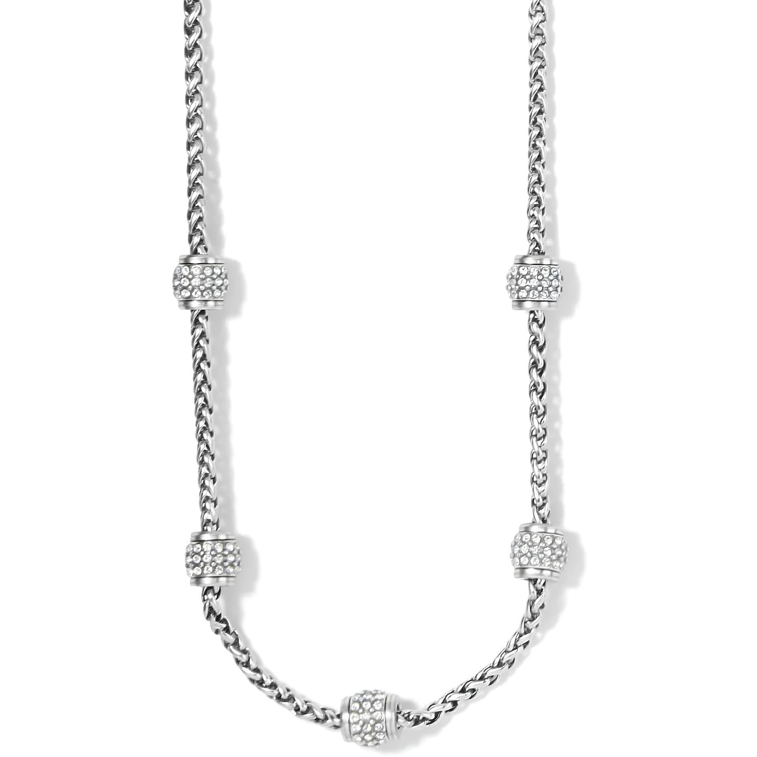 Meridian Petite Short Necklace Silver