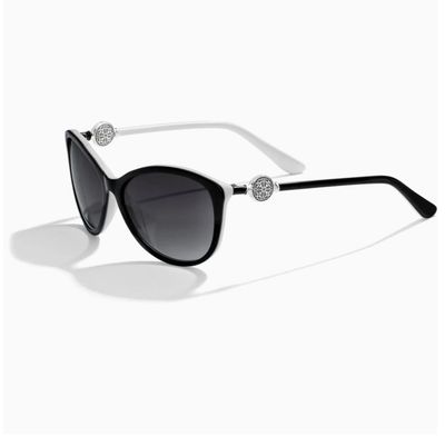 A12623 FERRARA BLACK/WHITE SUNGLASSES