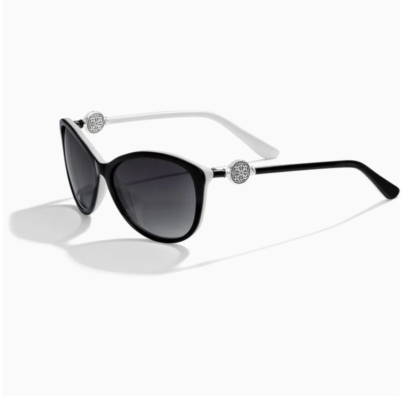 A12623 FERRARA BLACK/WHITE SUNGLASSES
