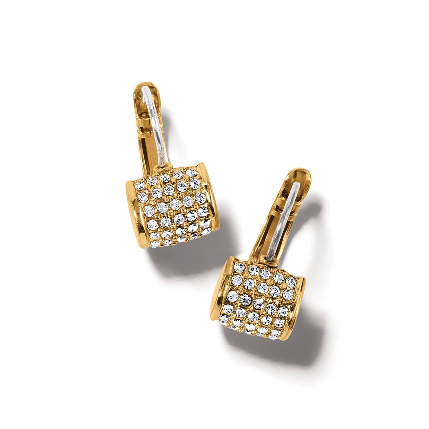 Gold Meridian Leverback Earrings