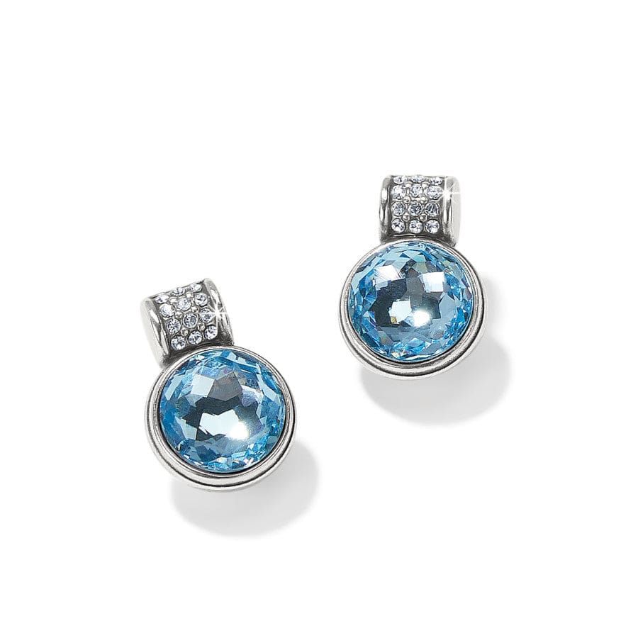Meridian Aurora Petite Post Earrings, Color: Aqua