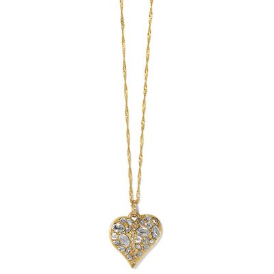 Trust Your Journey Heart Necklace