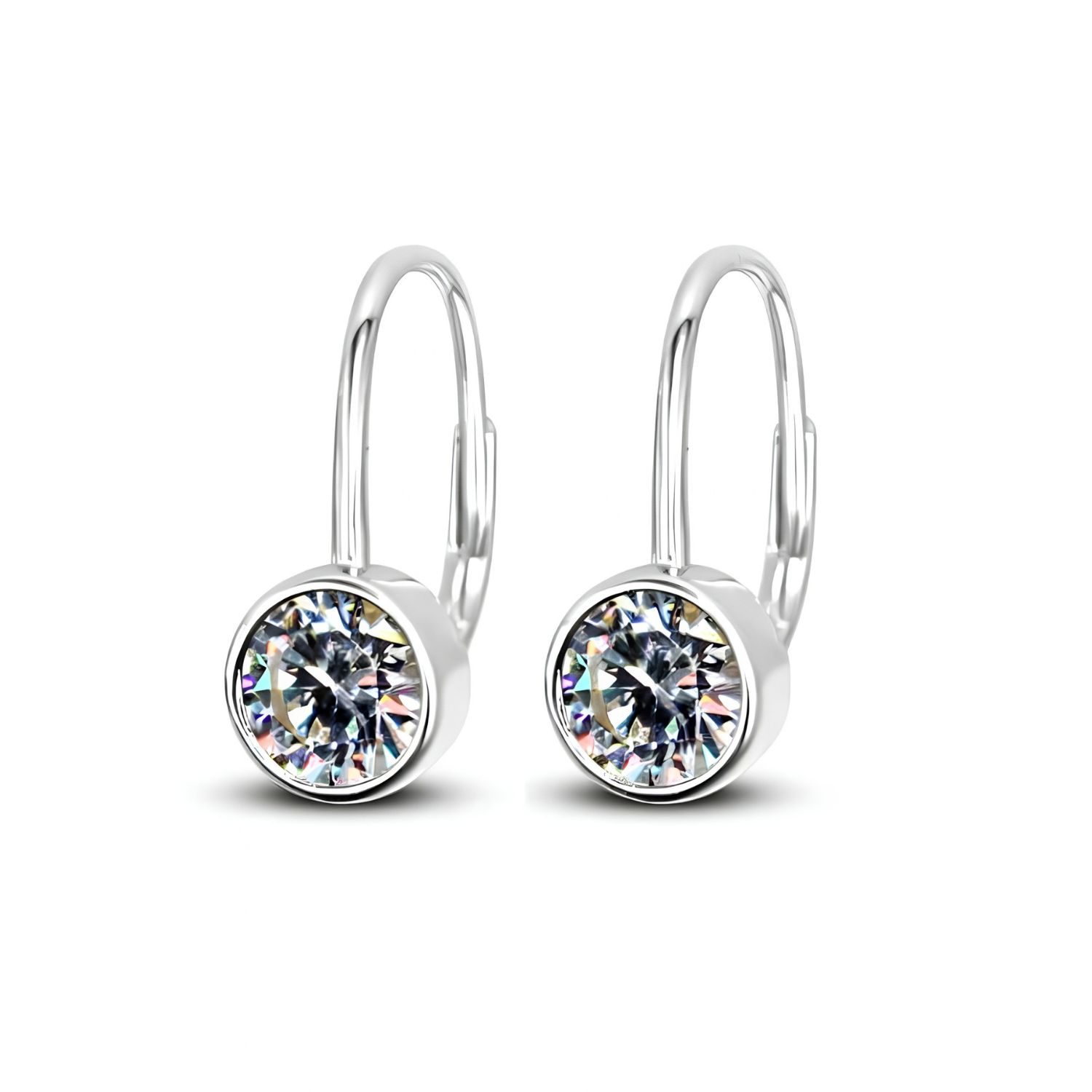 Chloe Leverbacks, Color: SILVER